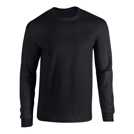Camibuso Cuello Redondo T-shirt Colores Manga Larga