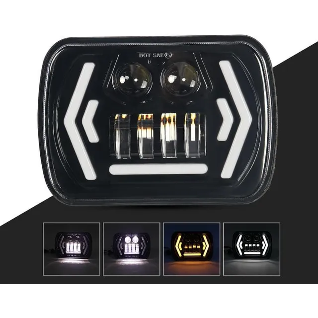Faro Led 5x7 Xj Kodiak Cheyenne Malibu Cherokee Panel El Par