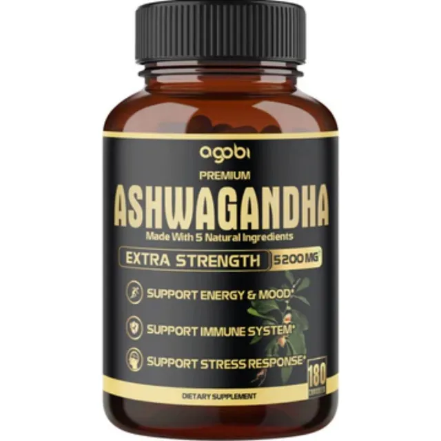 Ashwagandha Ginseng Indio 180caps Ansiedad Estrés + Energía