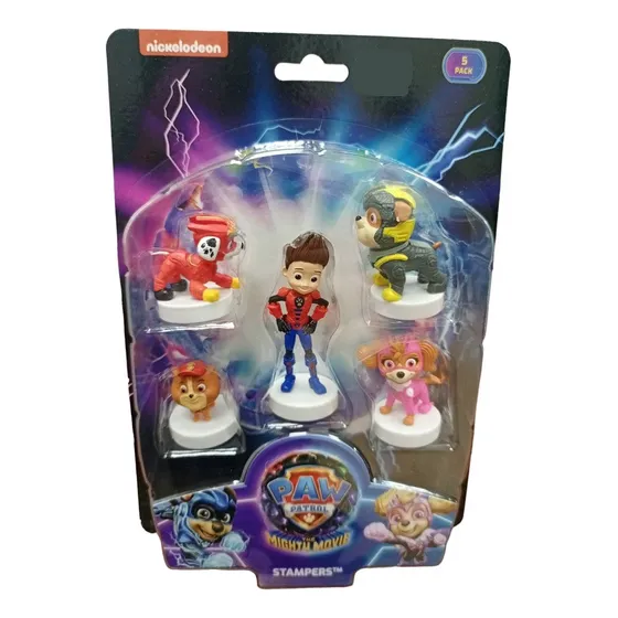 Set De Mini Muñecos Paw Patrol 5 Pzs    