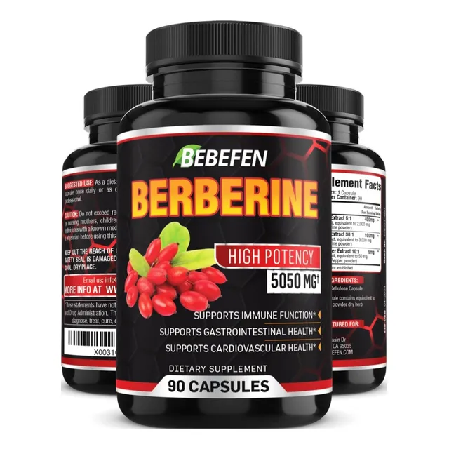  Berberine Supplemento Concentrada 1200mg stock