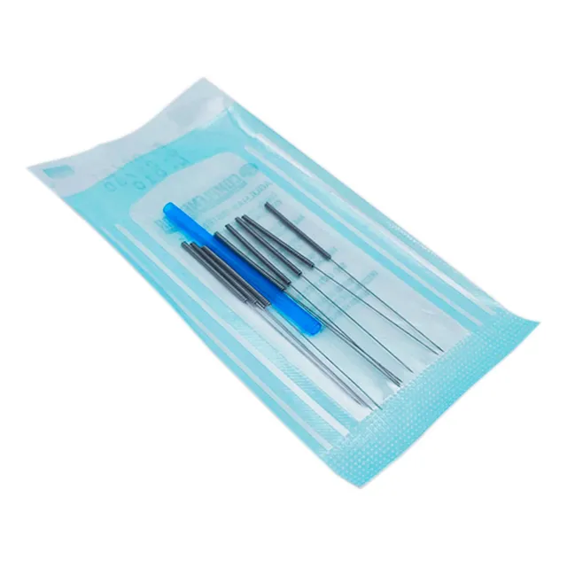 Kit 100 Agulha Acupuntura 25x30 Descartáveis Esterilizadas
