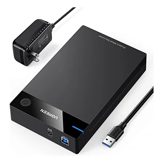 Carcasa De Disco Duro Externa Ugreen Para Sata S De 3,5 Y 2,