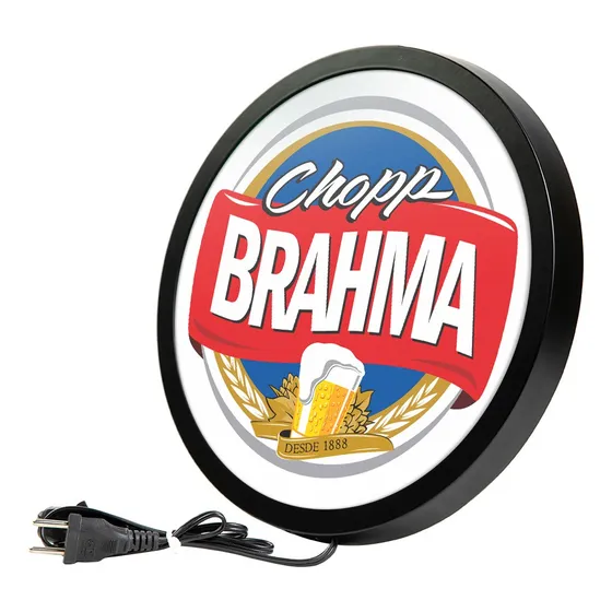 Luminoso Led Brahma Chopp Bivolt 28cm Personalizado L038