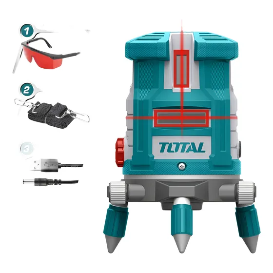 Nivel Laser 30 Mts Industrial Autonivelante Laser Rojo Total