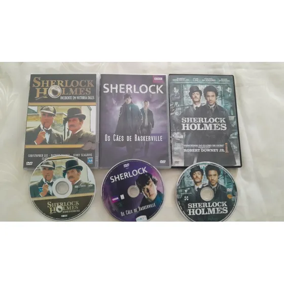 Dvd Sherlock Holmes Os Cães De Baskerville+incidente Bbc N41