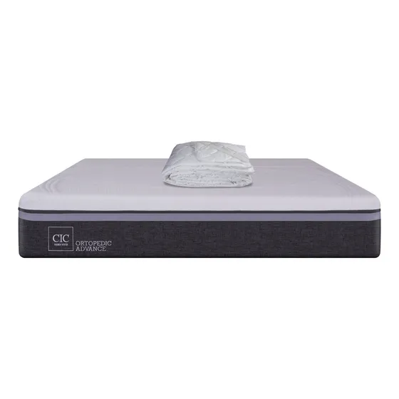 Colchón 2 Plazas Cic Ortopedic Advance + Cubre Colchón