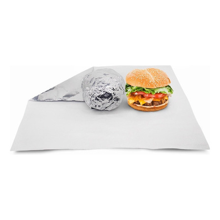 Papel Laminado Para Hamburguer 30x40 Papel Laminado Para Hamburguer 30x40
