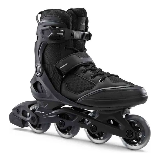 Patins Inline Masculino Fit 100 Preto Oxelo