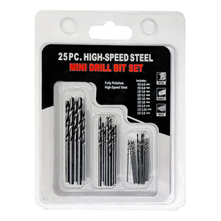 Kit 25 Brocas Para Micro Retíficas Mini De 0.5 A 3mm Aço Hss Kit 25 Brocas Para Micro Retíficas Mini De 0.5 A 3mm Aço Hss