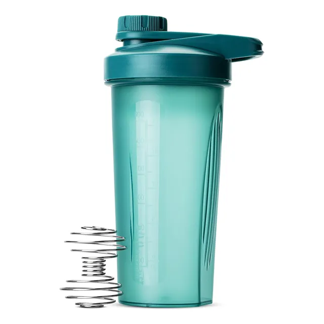 Botella Mezcladora De Proteínas Con Tapa Y Bolita, 828ml