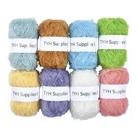 Tyh Supplie Scrubbing Dish Scrubber Hilo Para Crochet Tejer