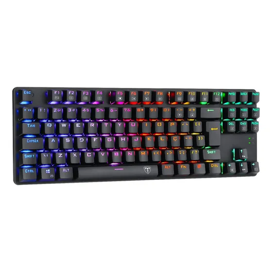 Teclado Gamer Mecânico T-dagger Tgk-315-bl Bora Rgb Espanhol Preto A
