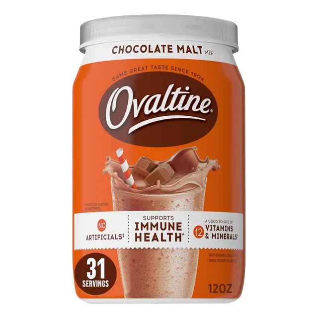 Ovaltine Mezcla De Bebida En Polvo De Malta De Chocolate