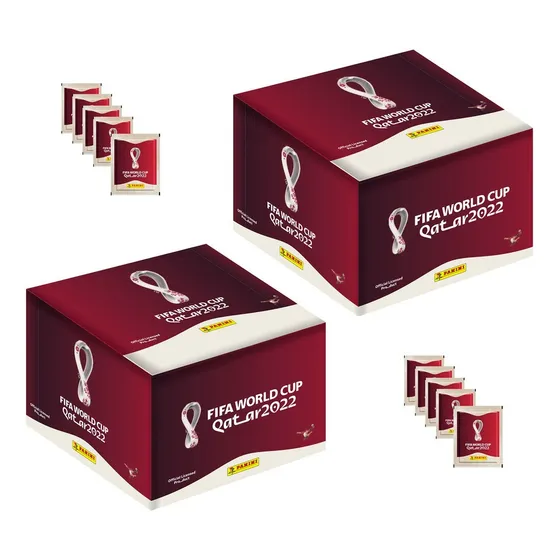 2 Cajas De Sobres De Copa Mundial Qatar 2022
