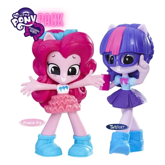 My Little Pony Equestria Pack 2 Muñecas Minis E0796 Original