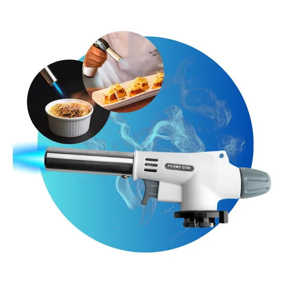 Bico Maçarico Portátil Regulagem Uso Culinário Chefe Gourmet