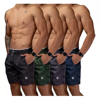 Kit 4 Short Praia Masculino Bermuda Tactel Academia Corrida Kit 4 Short Praia Masculino Bermuda Tactel Academia Corrida