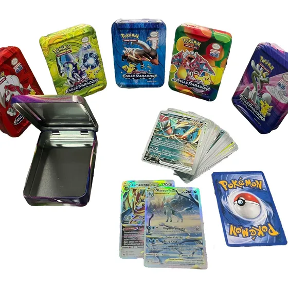 Lata Pokemon Importadas S&v Faille Paradoxe X40 + Especiales