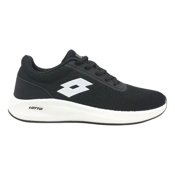 Zapatilla Running Hombre Lotto - Challenge Negra Blanco