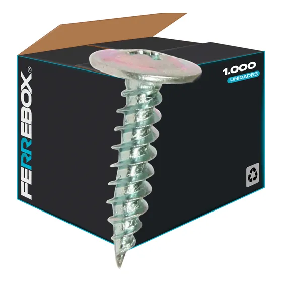 1000 Uni Tornillo Cabeza Lenteja P|fina| 8 X 1 1/4| Ascrew