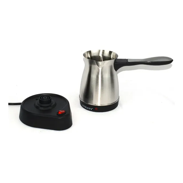 Cafetera Eléctrica Griega Turca, 220 V, 5 Tazas, Inoxidable