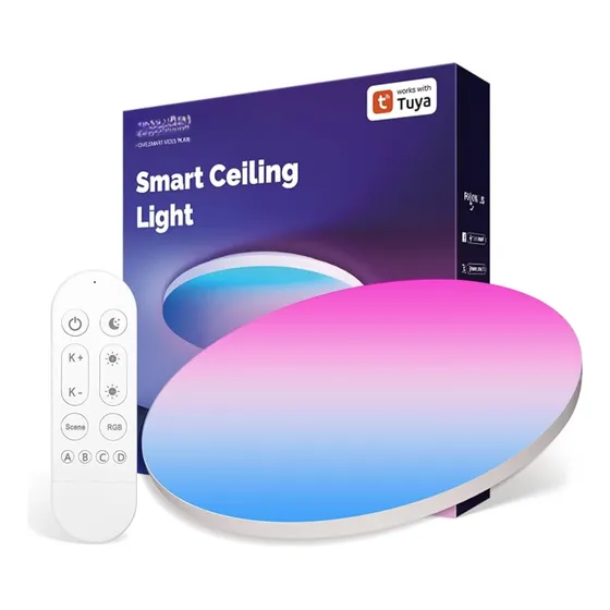 Plafón Led Rgb + White Wifi | Tuya Smart | Domótica