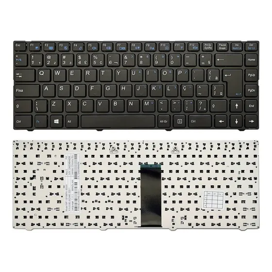 Teclado Para Notebook Itautec Mp-10f88pa-430 Com Moldura