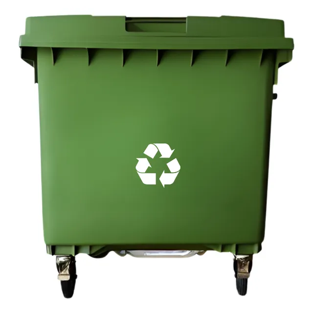Contenedor 1100 Litros Reciclaje Residuos Solidos Tacho Eco