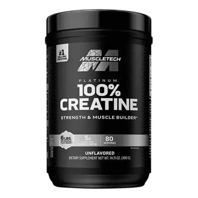 Muscletech Creatina 100% Platinum - 80 Servicios