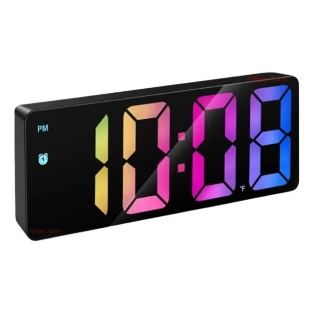 Reloj Despertador Alarma Niños Digital Led Mesa De Noche 