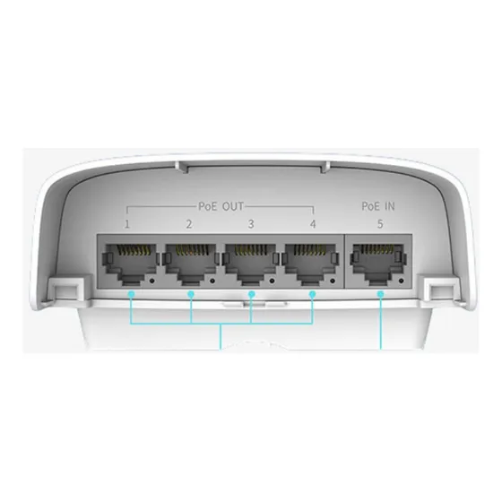 Tp-link Switch Poe Extensor Intemperie 1*poe-in 4*poe-out