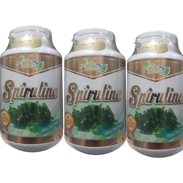 Espirulina Capsulas 500 Mg