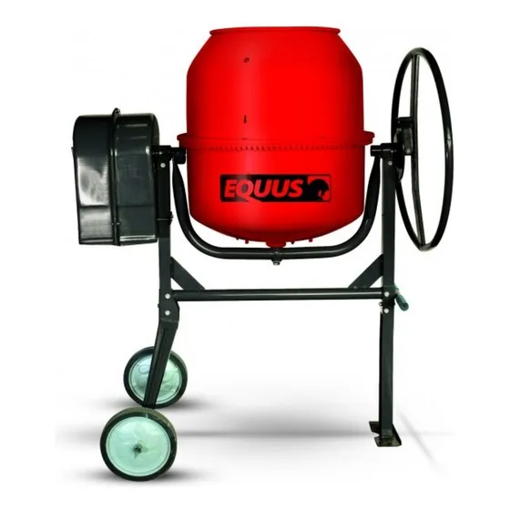 Hormigonera Portátil 140 Litros Con Volante, Equus