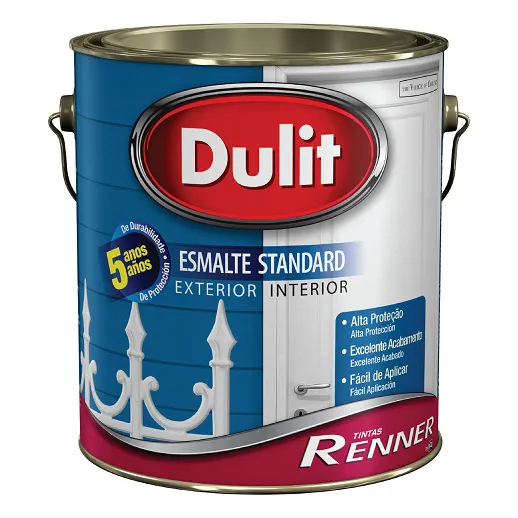 Pintura esmaltada brillante Dulit Renner de 3.6 litros, color gris oscuro