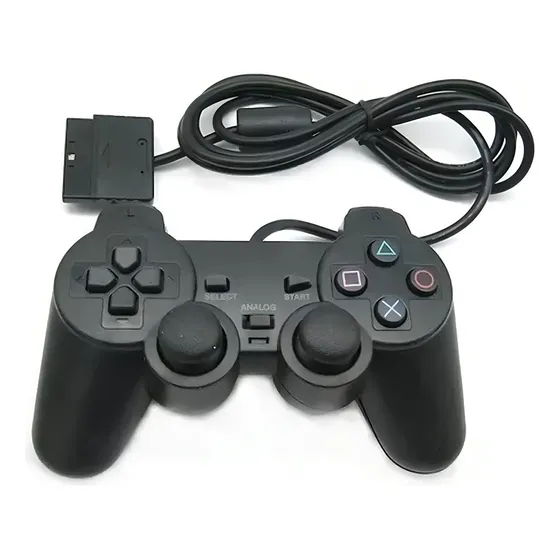 Joystick Para Play 2 Ps 2 sewy js01 Color Negro
