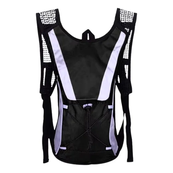 Mochila Hidratação Impermeável Bolsa D`água Bike 2 Litros Cor Preto