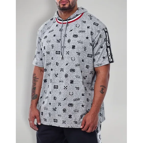 Tallas Grandes Ecko Unltd Polera Con Gorro Estampada 2xl