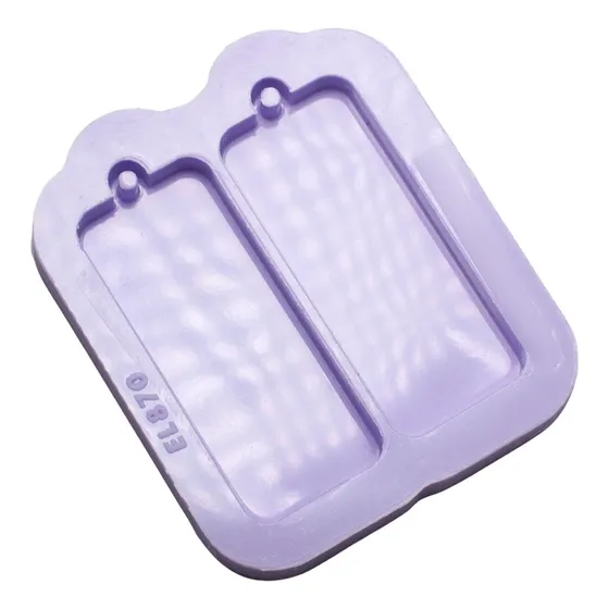 Molde De Silicone Para Resina Tag Army El870