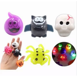 A 60pzs Decoración Halloween Anillo Y Collar De Flash Led A 60pzs Decoración Halloween Anillo Y Collar De Flash Led