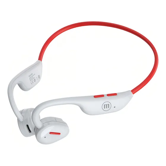 Audífonos Deportivos Maxell Airlink Bluetooth Ipx5 7 Horas Color Blanco