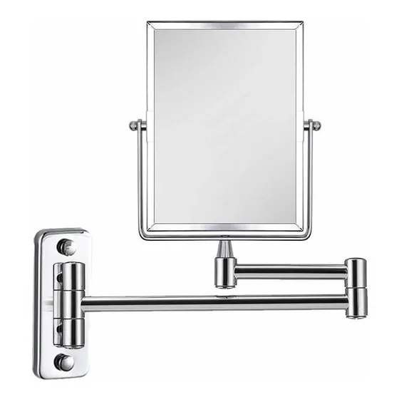 Qimh Espejo Maquillaje Tocador Pared Aument3x 8 6 Brazo