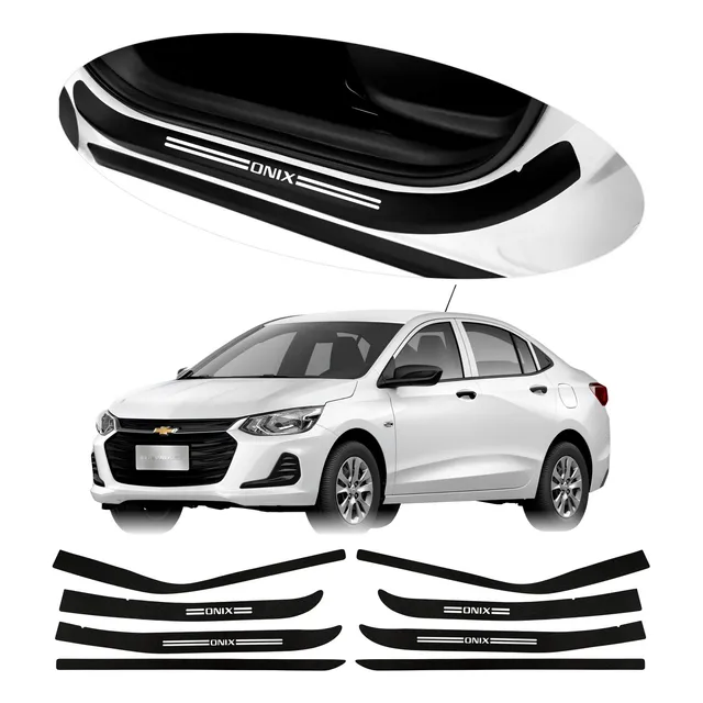 Kit Soleiras Protetoras 4 Portas Onix Hatch Sedan 2020