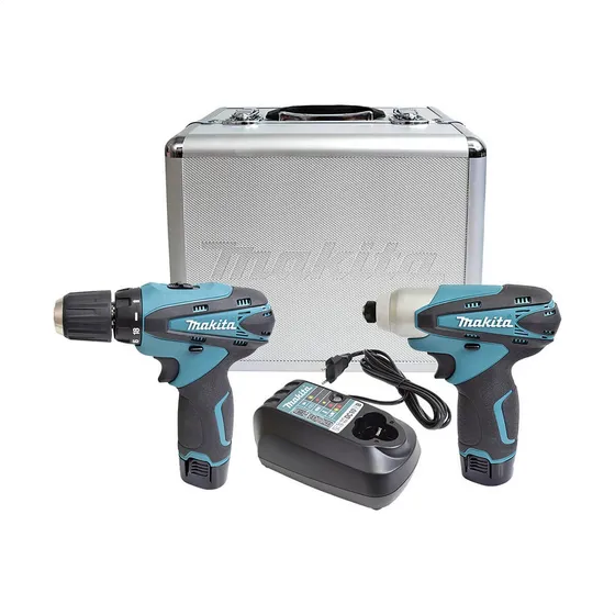 Kit 2 Parafusadeiras Makita 12v Lct204 Bi-volt (df330+td090)