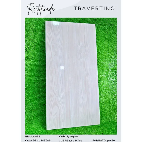 Cerámica Tipo Porcelanato Blanco Carrara Importado
