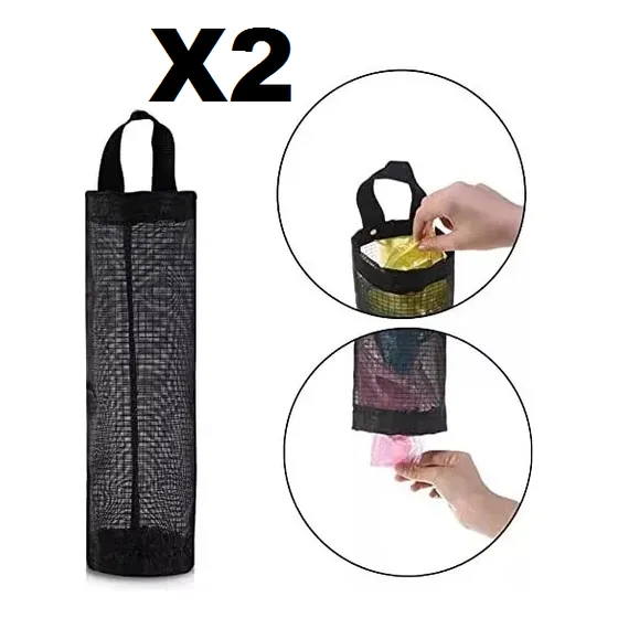 Dispensador Organizador Bolsas Plasticas Cocina Asa Colgar