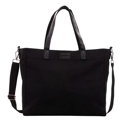 Coach Mini Tote Crossbody Bag Signature Gold Hardware Black
