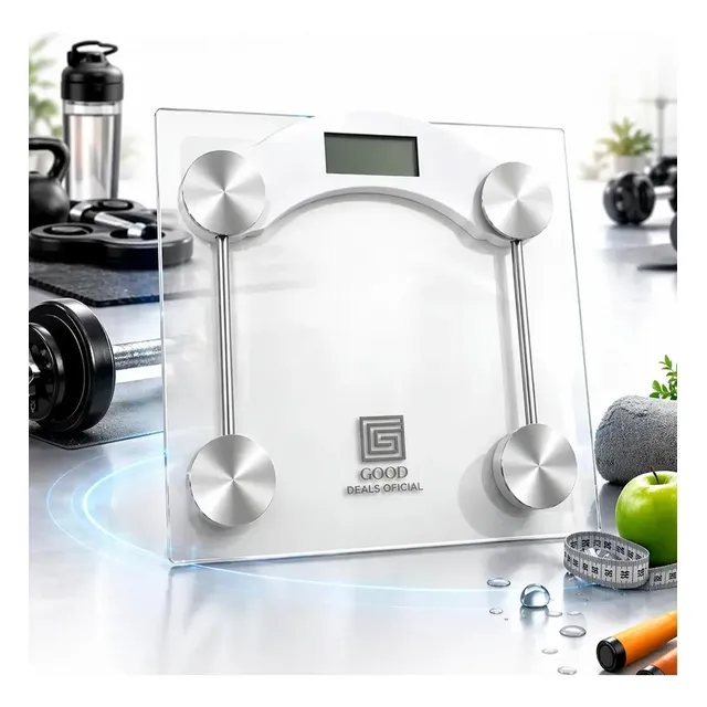 Balança Digital De Vidro Good Deals Oficial Até 180kg Portatil Corporal