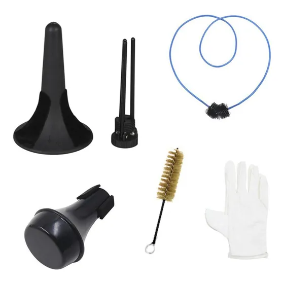1 Juego Kit Limpieza Kits Soporte Trombon Valvula Cepillo