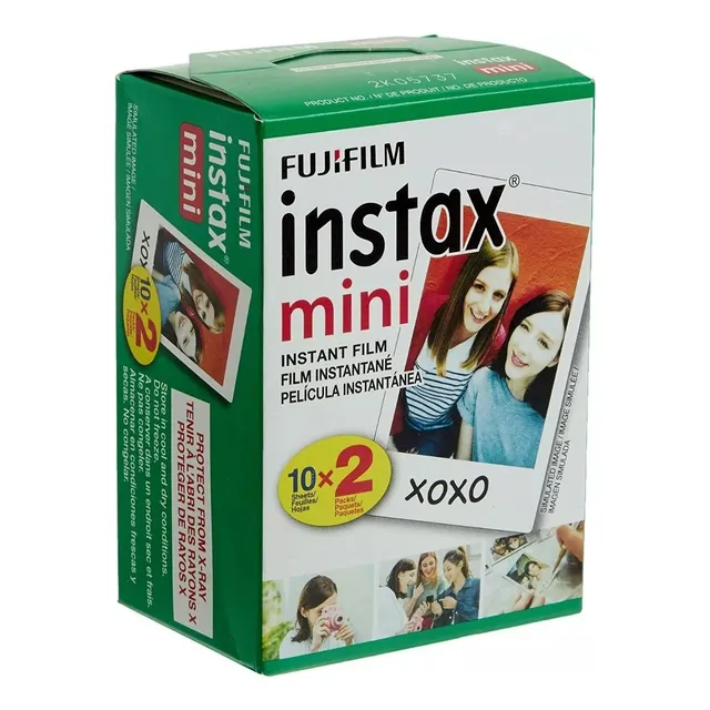 Papel Película Instantánea Fujifilm Cámaras Instax Mini X 20